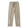 Edición Especial Transfronteriza2026 Nuevo Modelo Pantalones de Tela Taslan de 105g con Puntada de Línea y Estampado Pantalones Casuales de Pierna Recta