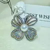 Nova Moda Coreana Tendência Laço Roupas Acessórios DIY Strass Flor 3D Acessórios para Vestuário Atacado