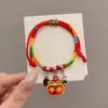 Pulsera con Colgante de Zongzi para Niños DIY Ajustable Festival del Bote del Dragón Cuerda Colorida 2026 Nueva Pulsera del Festival del Bote del Dragón Venta al por Mayor para Puestos de Mercado