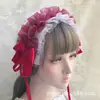 Diadema de pelo Lolita soft girl japonesa Dulce todo-partido accesorios para el pelo kc figura de madre maestra hermosa diadema de hilo de nieve