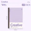 Caderno de Bolinhas Four Seasons Nianhua Keluli, Bloco de Notas Simples de Alto Valor, Caderno para Sala de Aula de Estudante