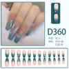 Use unha on-line celebridade ins manicure unha falsa patch cor mudando pêssego diamante decoração ponto diamante destacável dança noiva manicure
