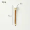 Pluma de Piedra Cruda de Cristal Natural, Bolígrafo, Pluma Mágica de Madera Maciza, Báculo Mágico de Cristal Retro Creativo, Pluma Mágica Europea y Americana