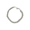 Pulsera de plata de ley S925 con diseño avanzado, de lujo, con múltiples capas y cuentas de plata de ley.