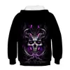 Outlet de fábrica una generación de Europa y Estados Unidos Nuevo holgado impresión digital 3D de gato negro moda ropa para niños suéter sudadera con capucha