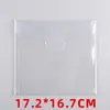 Bolsa transparente para documentos tipo ranura horizontal, bolsa para facturas/recibos tamaño A6 vertical troquelada personalizada, bolsa para documentos A5 con ranura