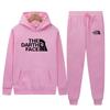 Sudadera con capucha de forro polar para hombre de otoño e invierno Conjunto de sudadera para hombre Traje deportivo casual estampado Fabricante Venta al por mayor