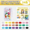 Marcadores acrílicos para estudiantes de arte, no traspasan, colores apilables, punta suave, no tóxicos, lavables, 60 colores, 36 colores