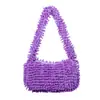 Moda Nueva Otoño e Invierno 2026 Bolso de Hombro de Felpa Versátil Simple Casual Elegante Lindo de Gran Capacidad