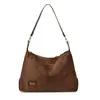 Bolsa Tote Estilo Maillard 2025 Feminina de Alta Qualidade para o Dia a Dia Bolsa de Ombro Estilo Coreano Versátil Bolsa de Braço