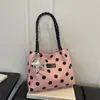 Bolso de hombro tipo tote muy elegante con lunares grandes, modelo nuevo de verano 2026, de gran capacidad, diseño moderno y único