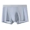 Ropa Interior de Seda Helada Refrigerante para Hombres, Pantalones de Verano con Aire Acondicionado, Malla Transpirable Cómoda Antibacteriana 10A, Boxer Brief