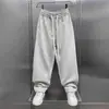 Pantalones Casuales Nuevos de Estilo Scimitar para Hombre Primavera y Otoño 2025 Estilo Coreano de Moda Sueltos Pierna Recta Parches Marca de Moda Pantalones Deportivos para Hombre