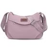 Bolsa Casual Impermeable de Tela de Nylon Jiemu Lan Arc Nueva Bolso de Hombro de Moda para Mujer Bolso Cruzado Ligero para Compras y Viajes