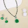 Moda Transfronteriza Estilo de Diseño Geométrico Conjunto Lujo Ligero Personalidad Versátil Artístico Literario Collar para Mujer Joyería para Mujeres