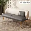 Sofá Moderno de Lujo Ligero Nórdico Apartamento Pequeño Apartamento Minimalista Tienda de Ropa de Celebridad de Internet Habitación de Alquiler Tela Tecnológica Sofá de Bloques de Color