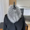 Bufanda de Imitación de Lana de Cordero al por Mayor, Calentador de Cuello Versátil de Color Sólido, Bufanda Magnética, Bufanda de Felpa de Doble Cara Cálida y a Prueba de Frío para Otoño e Invierno