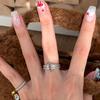 ¡Súper pesado! Anillo Guofeng Lujo Ligero Vintage Oro Alambre Cepillado Índice Retro para Mujer Apertura