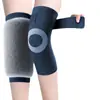 Rodilleras de Felpa de Piel de Conejo, Rodillera Gruesa Antideslizante con Correas para Hombres y Mujeres, Protección Articular de Rodilla para Mantener el Calor y Prevenir Piernas Frías
