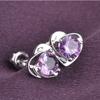 Aretes coreanos de plata esterlina 925 J Love joyería para mujer comercio exterior aretes en forma de corazón fabricantes venta al por mayor al contado