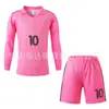2026 Uniforme de Fútbol de Manga Larga Transfronterizo para Niños Conjunto de Jersey de Miami para Estudiantes de Primaria y Secundaria Uniforme de Equipo de Entrenamiento de Competición Venta al por Mayor