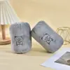 Mangas compridas de adulto e infantil atacado quentes anti-incrustantes desenho animado bordadas pelúcia curtas femininas bordadas mangas compridas de algodão mangas compridas