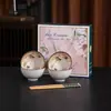 Conjunto Auspicioso de Louças e Utensílios de Mesa de Cerâmica Chinesa Evento de Inauguração de Casa Casamento Evento de Negócios Presente Caixa de Presente de Cerâmica