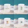 Venta al por mayor del fabricante Cerámica Hogar Taza para Cepillarse los Dientes y Enjuague Bucal Souvenir Creativo Candelabro Taza Banana con Asa Taza de Porcelana Hueso sin Asa