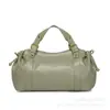 Bolsa Boston Feminina para Comércio Exterior Transfronteiriço, Bolsa de Mão Simples de Cor Sólida, Bolsa para Ir ao Trabalho, Tote de Ombro Único Transversal, Material Macio
