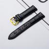 Reloj de cuero con patrón de bambú resistente al agua a prueba de sudor accesorios de correa hebilla de pasador hebilla negra hebilla dorada hebilla oro rosa 10mm-24mm