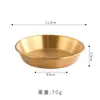 Plato Pequeño de Acero Inoxidable 304 para Guarniciones, Salsa de Tomate, Plato para Condimentos, Plato Occidental para Filete, Plato para Salsa de Pimienta Negra, Plato para Kimchi