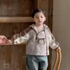 Jaqueta Masculina Estilo Coreano 2026 Primavera Nova Desenho Animado Versátil Corta-vento para Bebês e Crianças Pequenas, Atacado a partir de Duas Peças