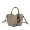 Bolso de tejido de moda estilo coreano para mujer, nuevo bolso cruzado de moda 2026, bolso tipo cubo texturizado de mano