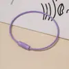 Llavero de color caramelo anillo de alambre de acero inoxidable llavero de tornillo giratorio color diy colgante para bolsa accesorios