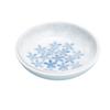 Accesorios para la ceremonia del té Moji, olla de cerámica pintada a mano con flores azules y un plato para refrigerios domésticos, juego de té Kung Fu, plato de burbujas secas, base para olla