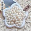 Suministro Directo de Fábrica Jade Blanco Natural Raíz de Bodhi Cuentas Dispersas Semilla Original Material Antiguo Accesorios para Cuerda de Mano DIY Juego Cultural para Hombre Cuerda de Mano de Cuentas de Buda