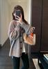 Estilo Perezoso Hilo Suministrado por el Cliente Cálido y Cómodo Estilo Viejo Rico Cárdigan Tejido Chaqueta para Mujer Otoño e Invierno Nuevo Estilo