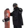 Traje de Esquí de Invierno Resistente al Viento e Impermeable, Alternativa Asequible y de Moda, con Bolsillos Grandes, Unisex, Chaqueta y Pantalones de Esquí Forrados de Polar y Engrosados