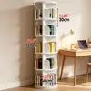 Estante giratória, estante de chão, prateleira de armazenamento simples para casa, estante de livros multicamadas economizadora de espaço para a sala de estar