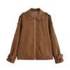 Para Venta al por Mayor Transfronteriza 2025 Nueva Moda Casual de Estilo Europeo y Americano Chaqueta de Pana Top Lista para Enviar Ropa para Mujer