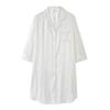 Camisón de seda de hielo para mujer, cárdigan de verano fino de seda sintética con mangas cortas, vestido holgado de talla grande, vestido midi sexy