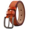 Cinturón con hebilla de piel de vaca auténtica antigua para hombre, nuevo, de comercio exterior, para ocio, moda, pantalones, suministro directo de fabricantes en stock