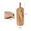 Tabla de Cortar de Madera de Acacia con Mango Largo, Tabla de Cortar de Madera Maciza, Tabla de Cortar de Madera para el Hogar, Accesorio Creativo para Fotos, Venta al por Mayor en Amazon