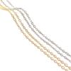Accesorios DIY Cadena 260SF Cadena Plana Pulsera Collar Accesorios para el Cabello Aretes Regalo Cadena Decorativa para Ropa