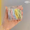 Elástico alto elástico feminino corda de cabelo durável corda de cabeça 2022 novo simples coldre sem cabelo anel de cabelo verão