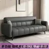 Sofá-cama minimalista italiano em tecido tecnológico cinza, dobrável e de dupla finalidade, adequado para salas de estar pequenas, sofá-cama multifuncional de linha reta