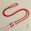 Nuevo cordón horizontal Tianzhu tejido a mano para hombres y mujeres, joyería de la suerte, colgante de jade, collar de clavícula con cuello halter, cuerda