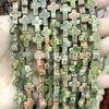 10*14mm Cuentas Sueltas Cruzadas Ojo de Tigre Turquesa Jade Colgante Accesorios para Pulsera Collar DIY Cuentas Semiacabadas