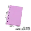 Páginas Interiores en Blanco de Colores A7, Cuaderno Portátil de Aspecto Elegante, Papel de Relleno de Hojas Sueltas, Papel Espesado para Escribir de Estudiante
