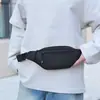 Riñonera Casual de Nailon, Bolsa de Cintura Ajustable con Múltiples Compartimentos con Cremallera para Gimnasio, Compras, Caminar, Vacaciones